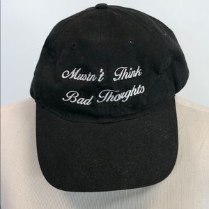 Mustn’t think bad thoughts cap